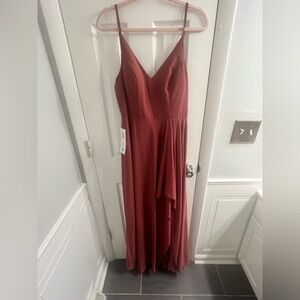 Azazie Collete size A8 in Desert Rose